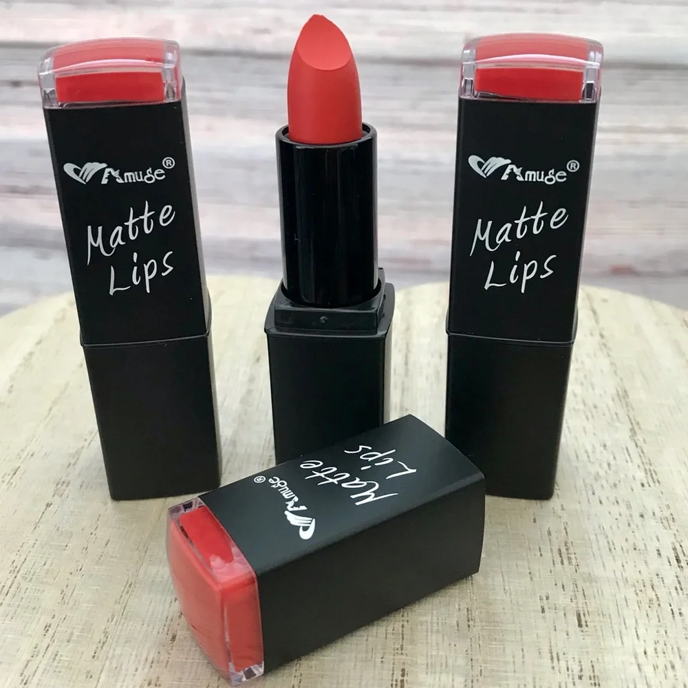 🆕3pcs Amuse Matte Lips Lipstick